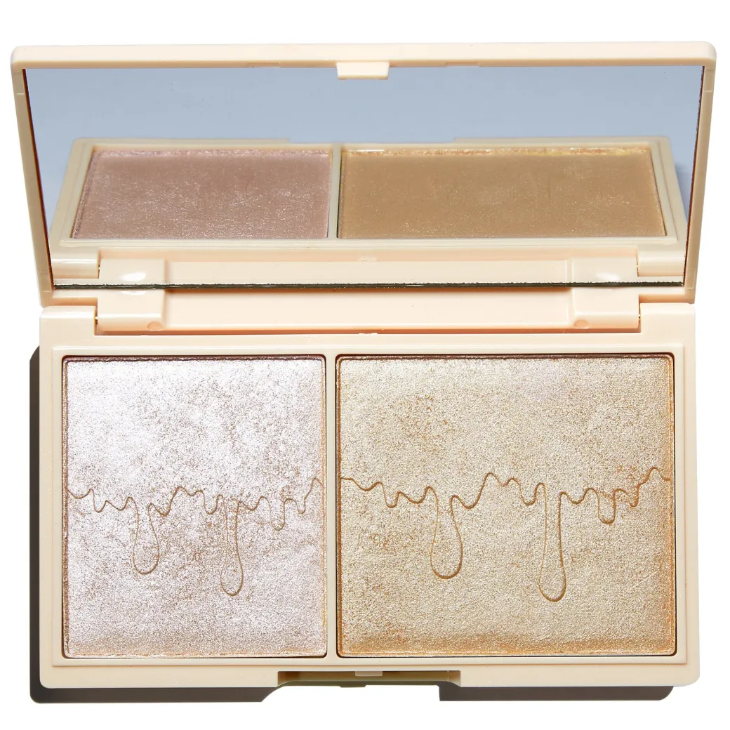 I Heart Revolution Rose Gold Glow Mini Chocolate Highlighter Palette