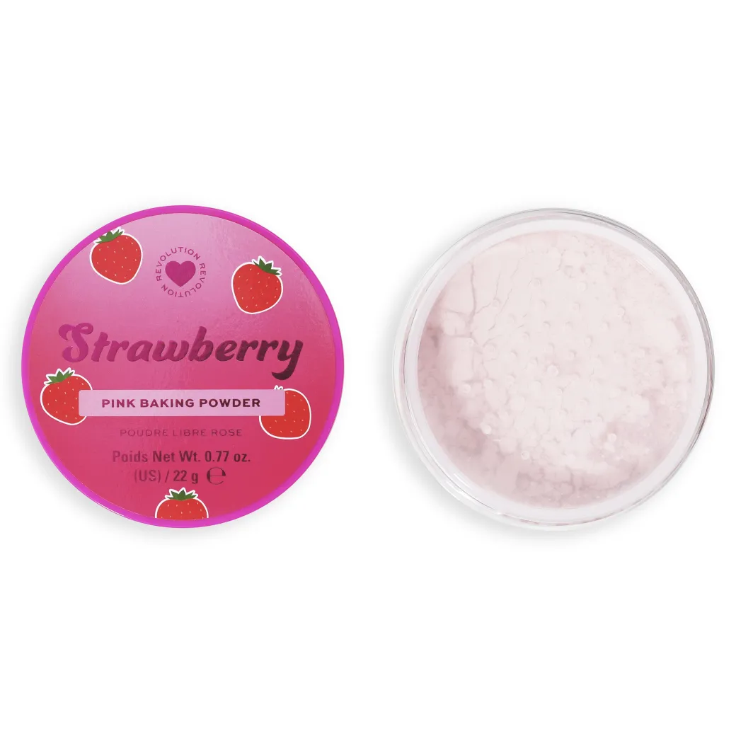 I Heart Revolution Strawberry Baking Powder Pink