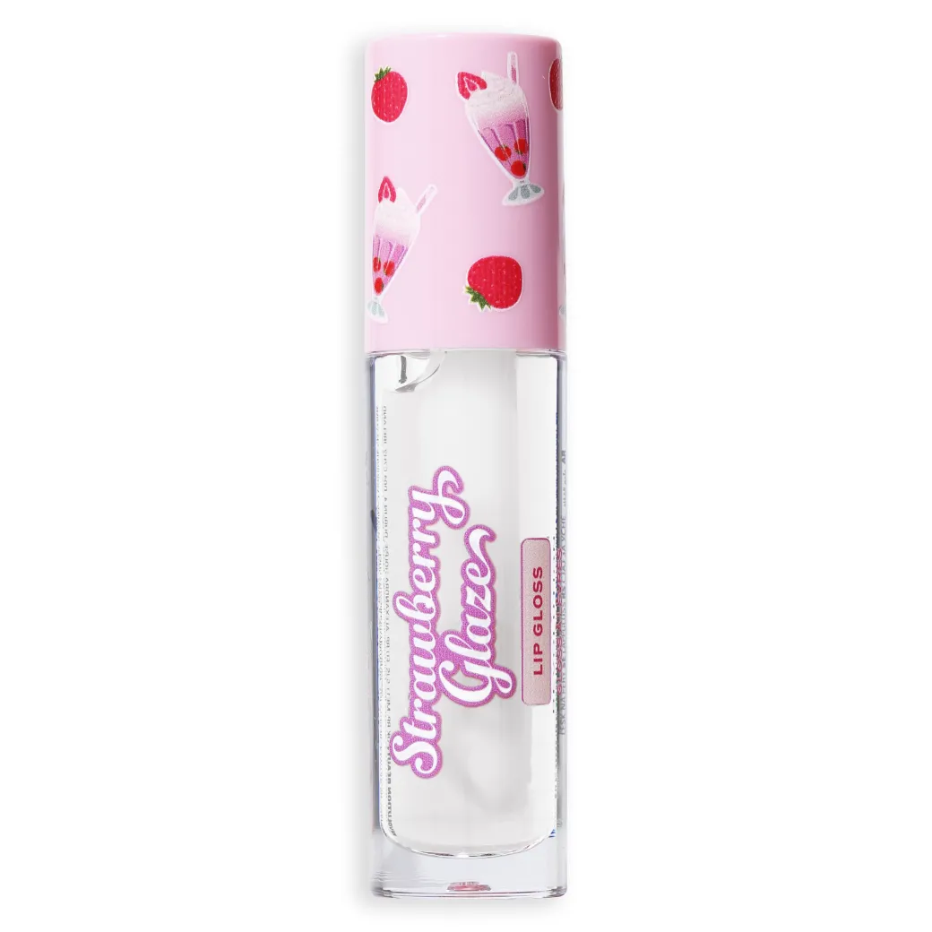 I Heart Revolution Strawberry Glaze Lip Gloss Clearly Cream