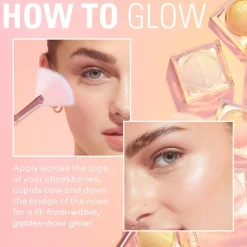 Makeup Revolution Beam Bright Highlighter Pink Seduction