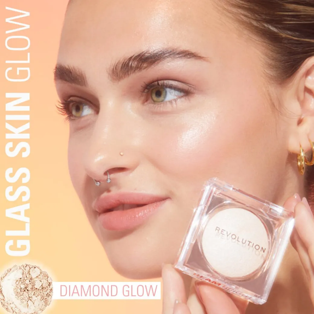 Makeup Revolution Beam Bright Highlighter Diamond Glow