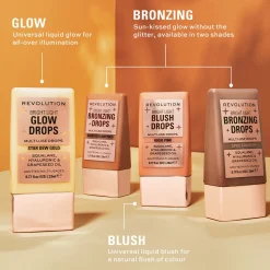 Makeup Revolution Bright Light Bronzing Drops Deep Bronze Spice