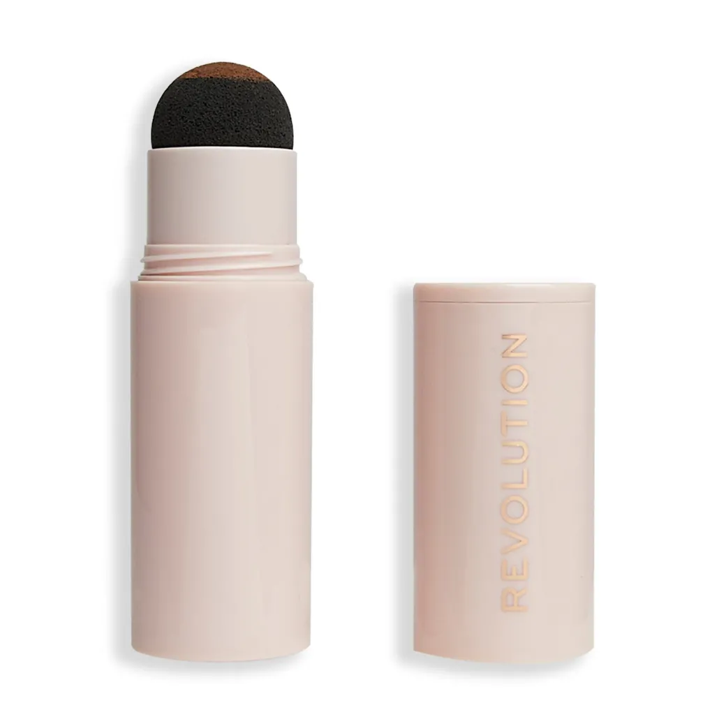 Makeup Revolution Brow Powder Stamp & Stencil Kit Ash Brown