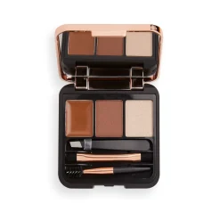 Makeup Revolution Brow Sculpt Kit Medium Brown