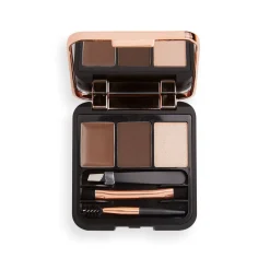 Makeup Revolution Brow Sculpt Kit Dark Brown