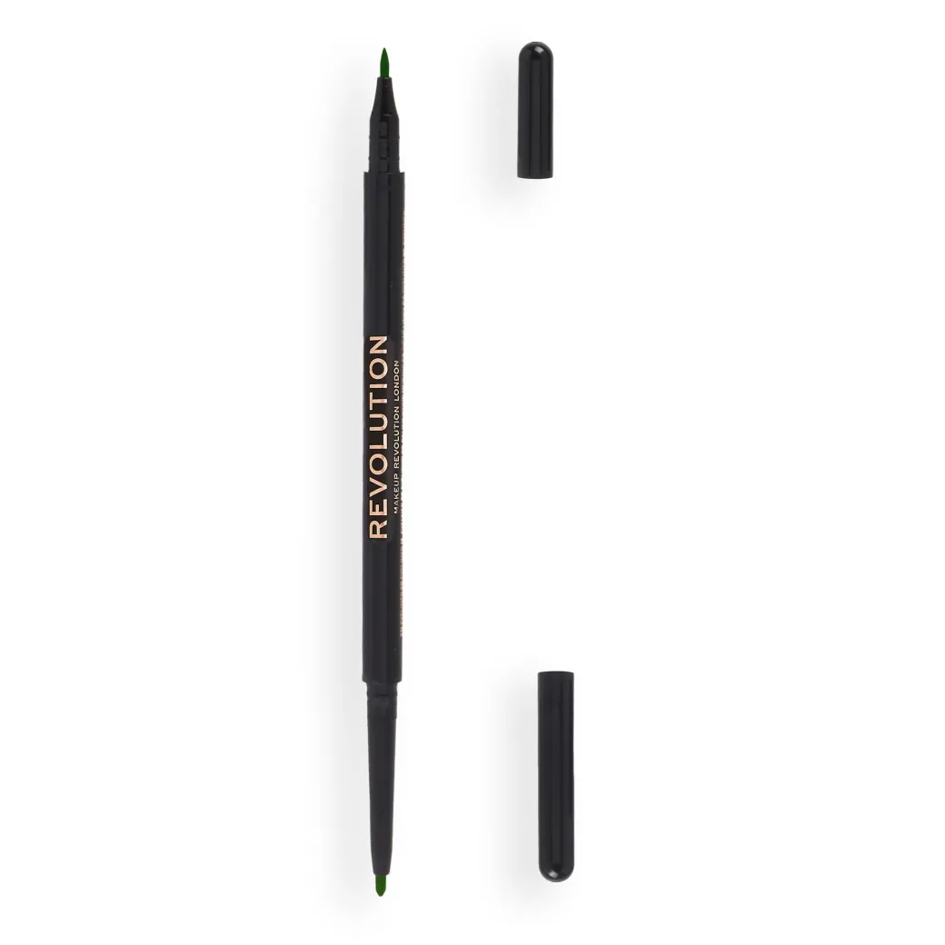 Makeup Revolution Felt & Kohl Eyeliner Green