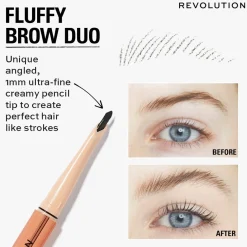 Makeup Revolution Fluffy Brow Filter Duo
