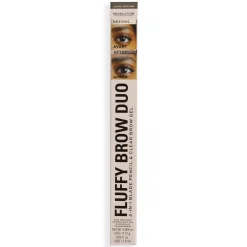 Makeup Revolution Fluffy Brow Filter Duo Dark Brown