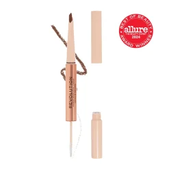 Makeup Revolution Fluffy Brow Filter Duo Medium Brown