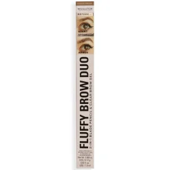 Makeup Revolution Fluffy Brow Filter Duo Medium Brown
