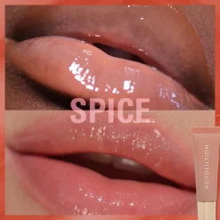 Makeup Revolution Juicy Peptide Lip Balm Nude Spice