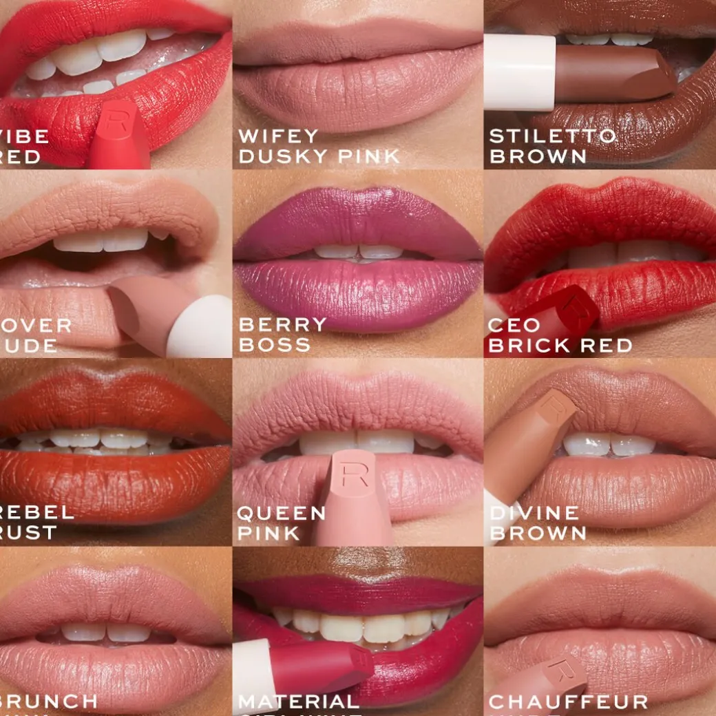 Makeup Revolution Lip Allure Soft Satin Lipstick Brunch Pink Nude