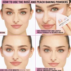 Makeup Revolution Loose Baking Powder Rose