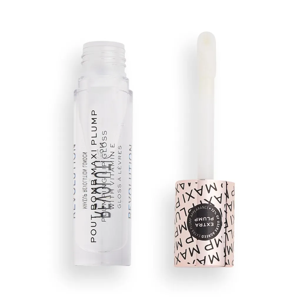 Makeup Revolution Pout Bomb Maxi Plump Lip Gloss Glaze
