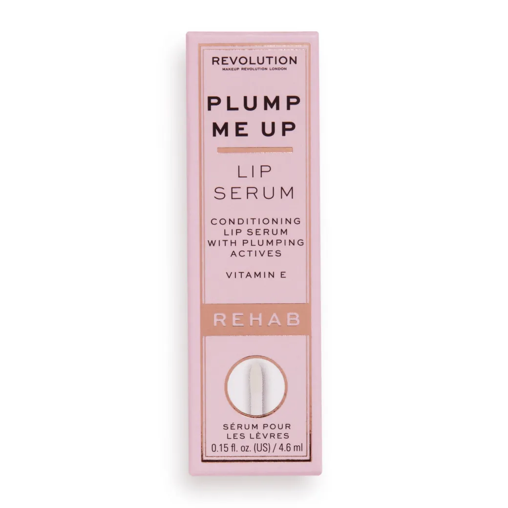 Makeup Revolution Rehab Plump Me Up Lip Serum Pink Glaze