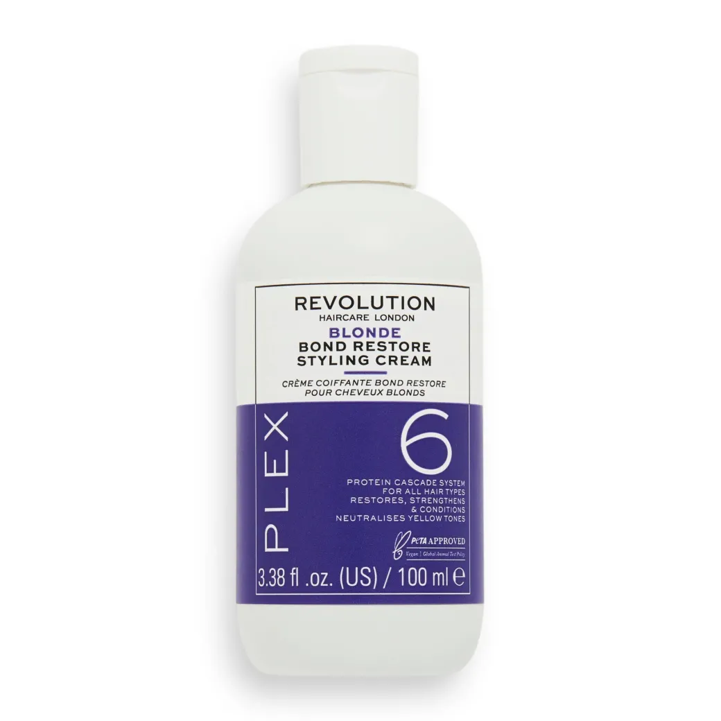 Revolution Haircare Blonde Plex 6 Bond Restore Styling Cream 100ml