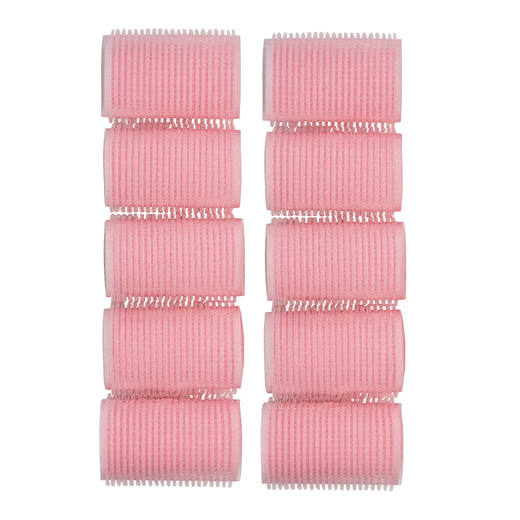 Revolution Haircare Mega Pink Velcro Heatless Rollers