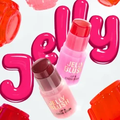 Revolution Jelly Blush Stick Lip and Cheek Stain Cherry Red
