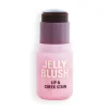 Revolution Jelly Blush Stick Lip and Cheek Stain Peach Orange