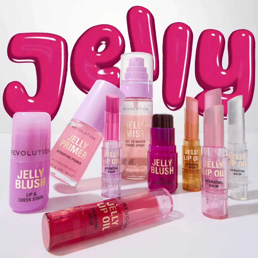 Revolution Jelly Lip Oil Stick Candy Ice Pink