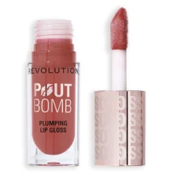 Revolution Pout Bomb Plumping Gloss Melba Warm Peach NEW!