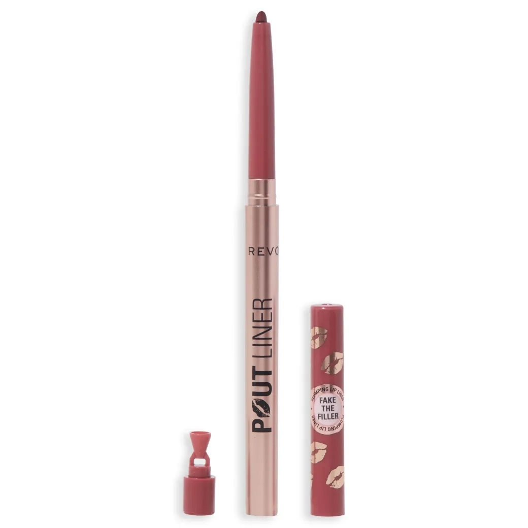 Revolution Pout Bomb Plumping Lip Liner Burnt Cherry Red