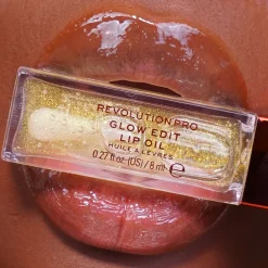 Revolution Pro Glow Edit Shimmer Lip Oil Touch Clear