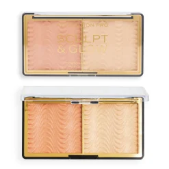 Revolution Pro Sculpt & Glow Palette Light-Medium