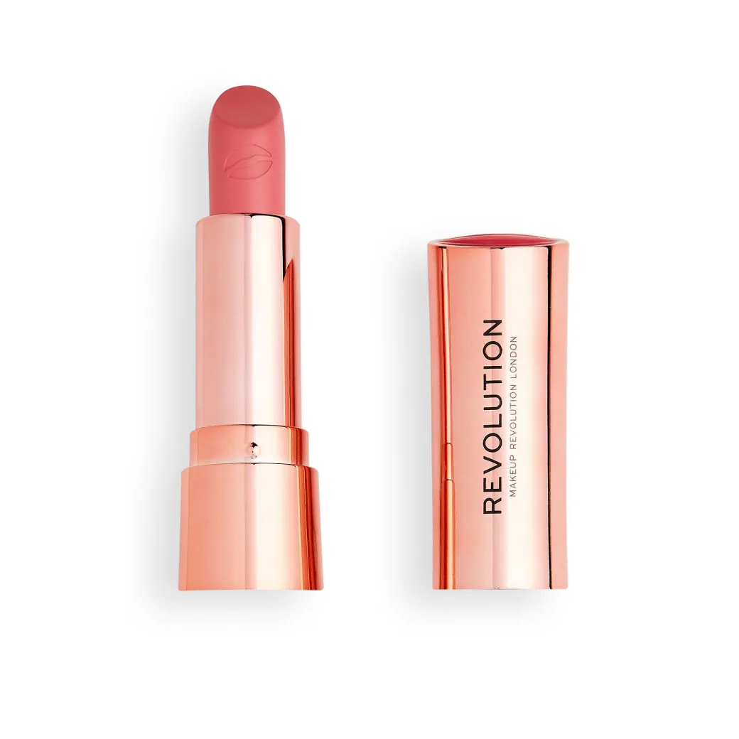 Revolution Satin Kiss Lipstick Cupcake Pink