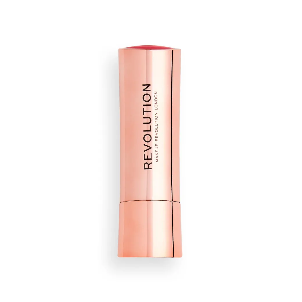 Revolution Satin Kiss Lipstick Cupcake Pink