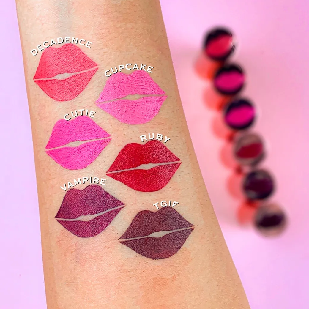 Revolution Satin Kiss Lipstick Heart Race Peach Nude