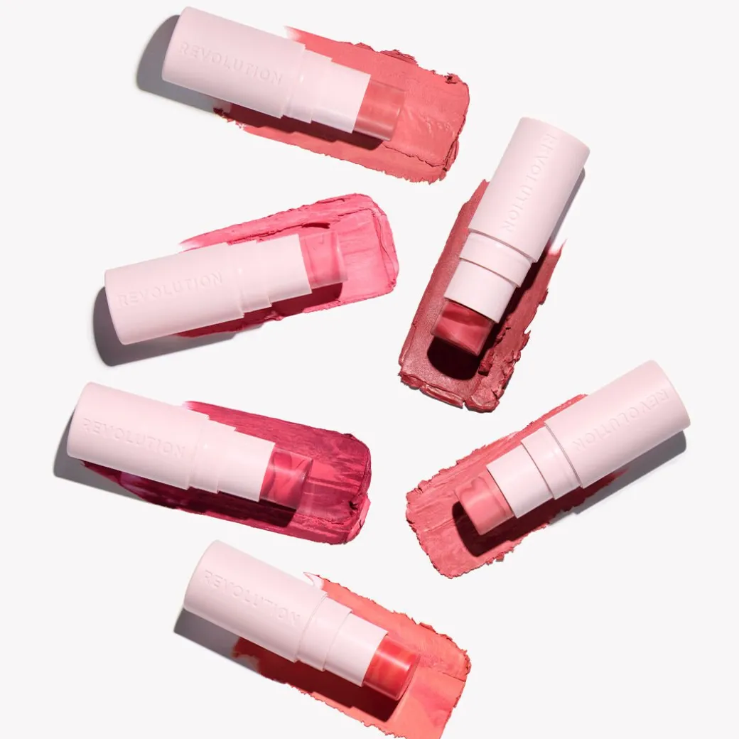 Revolution Skin Silk Marble Blush Stick